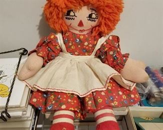 Hand Crafted Raggedy Ann Doll