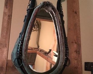 Horse-collar mirror.  Bet you don't have one  of these!