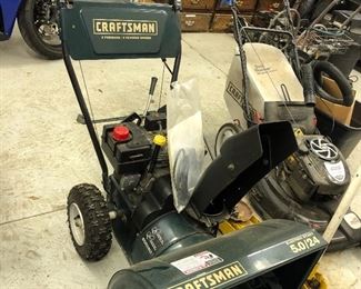 Craftsman 5 hp electric start snow blower 