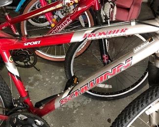 Nice condition bikes from toddler to adult 