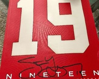 Steve yzerman  signed tribute book:19