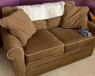 Like new love seat just used in bedroom