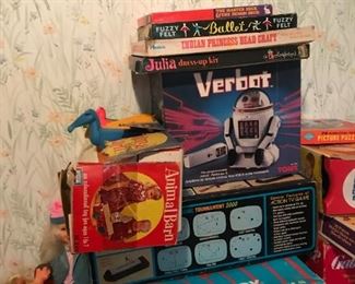 Verbot, Vintage Gaming Console, Roller Skates, Barbies, Dolls