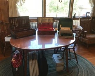 Silverware, Vintage Luggage, Vintage Typewriter