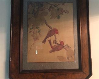 picture of two wrens, one of which is feeling woozy