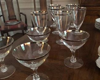 martini glasses, shaken not stirred