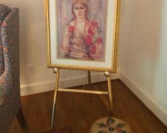 painting of a maiden