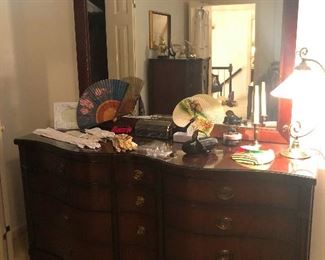 evil twin of earlier antique dresser with mirror