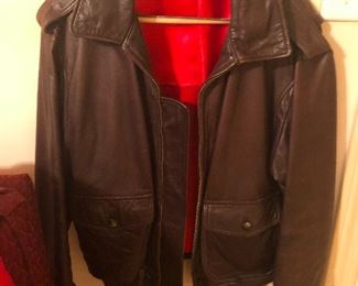 bespoke leather bomber jacket