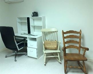 chairs of the rocking and office variety