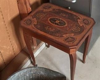 Inlaid Table and Misc