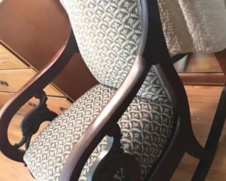 Vintage Rocking Chair Closer up