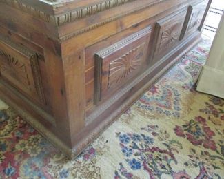 Carved chest