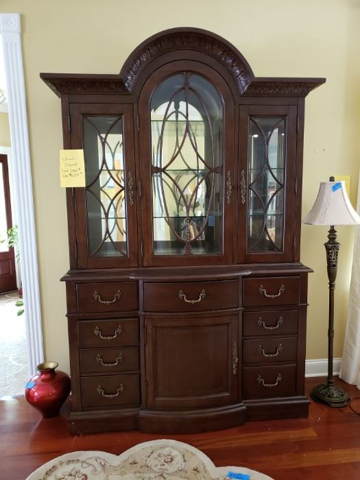 BASSET CHINA CABINET 60 INCHES WIDE $ 450.00