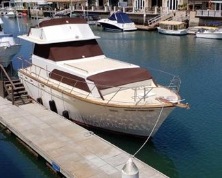#120: 40 foot 1975 Egg Harbor Yacht with twin engines, Located in Huntington Beach, Ca
HIN: EGG41109M75
Sold on application for duplicate title. 

DMV fee: $72 and $70 for doc fees 