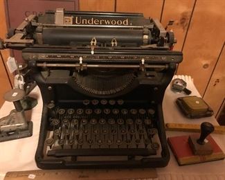 Underwood typewriter