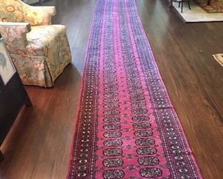 Bokhara runner. 32 inches wide and 20 feet long.