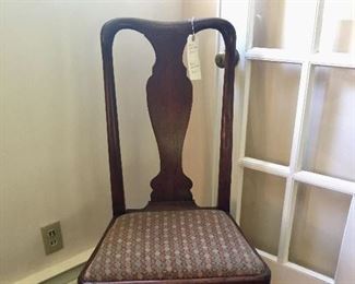 Period Queen Anne chair.