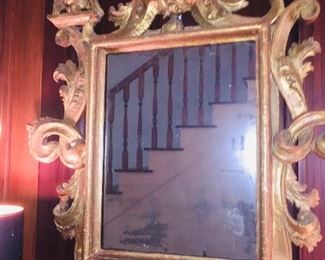 Carved Gilt Mirror--mid 19th century