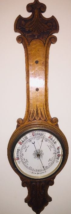 an early Aneroid barometer
