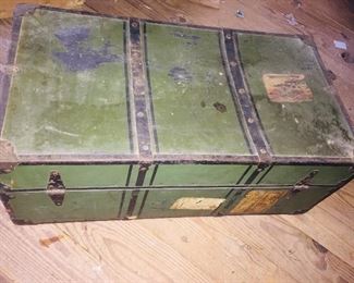 old military trunk