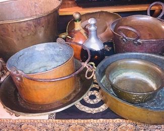 early copper kitchenware