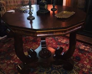 Victorian parlor center table