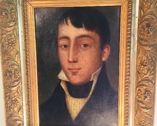 1830's American portrait of smiling gentleman