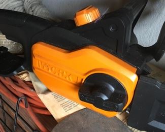 This is the other side... Looks like brand new. Owner said he bought it, but then the tree he was going to use it on just died. I was like "Whoa! That is one seriously effective chainsaw if it can just kill trees with fear!"