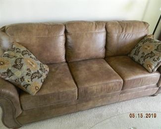 Ashley leather sofa