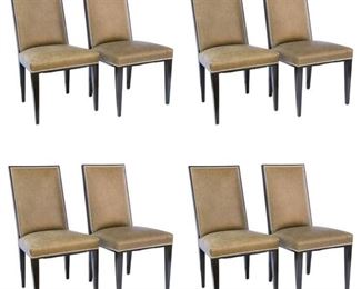 SET OF 8 RALPH LAUREN STYLED CHAIRS. $950