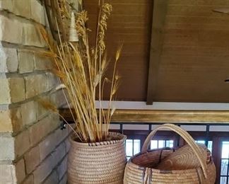 Baskets woven in Africa
