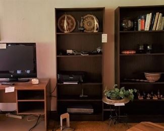Office furniture.  Flat screen tvs (not current generation)