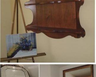 Large framed mirrors.  Tell City Wall display