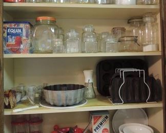Kitchen - jars and glass