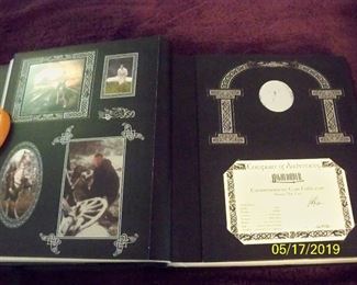 Season One page and coin