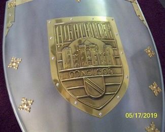 Close up of the "Highlander" Shield