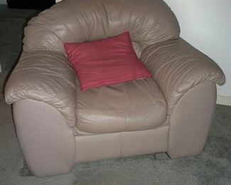 Faux Leather Chair