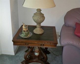 End Table, Table lamp