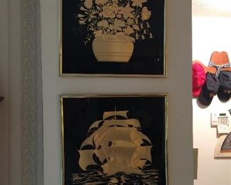 Unique gold art work