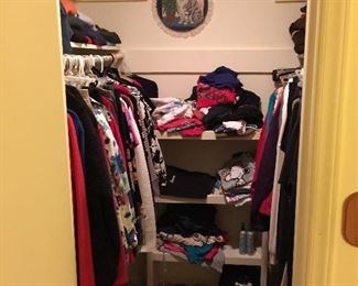 Lots of nice clothes and accessories 