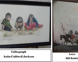 American Indian lithographs