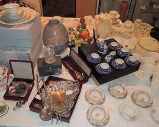 Haviland, Limoge, Noritake, Superior Halls, Blue Willow, Portmierion Birds of Britain