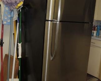 Stainless steel fridge
