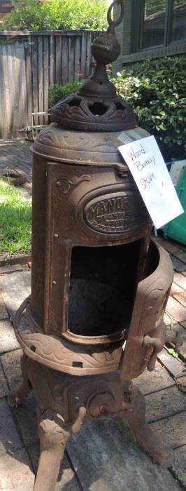 Stove antique wood burning