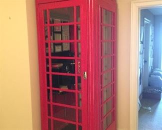 Vintage K6 British Red Phone Box/Booth Restored