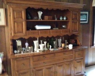Vintage maple chest cabinet