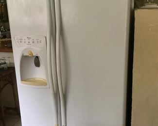 Amanda refrigerator, old but cools great.