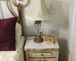 One of a matching pair French a Provincial night stands
