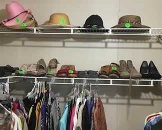 More clothes, hats and shoes available.